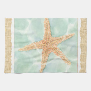 Nautical Starfish in Water Towel