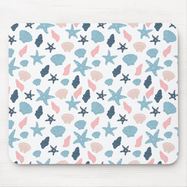 Nautical Starfish Mouse Pad (Front)
