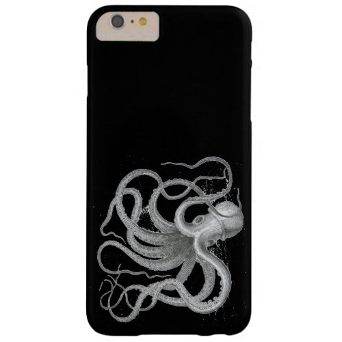 Nautical Steampunk Octopus Vintage Kraken science Barely There iPhone 6 Plus Case