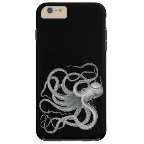 Nautical Steampunk Octopus Vintage Kraken science Tough iPhone 6 Plus Case