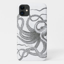 Nautical steampunk octopus Vintage kraken sea Case