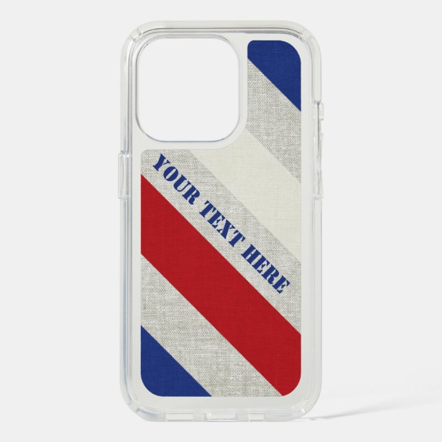 Nautical Stripe iPhone Speck Case (Front)