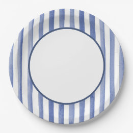 Nautical Stripe Paper Plates