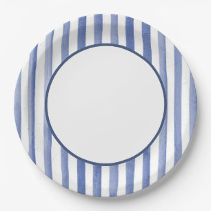 Nautical Stripe Paper Plates