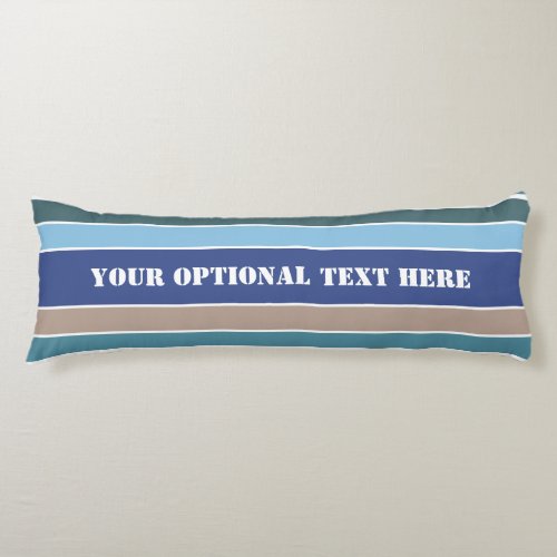 Nautical Stripes custom body pillow