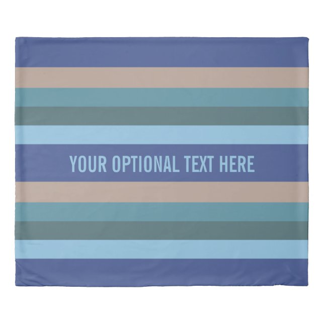 Nautical Stripes custom duvet covers (Front)