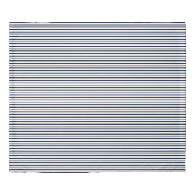 Nautical Stripes King Duvet Cover (Front)