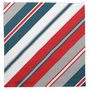 Nautical stripes napkin