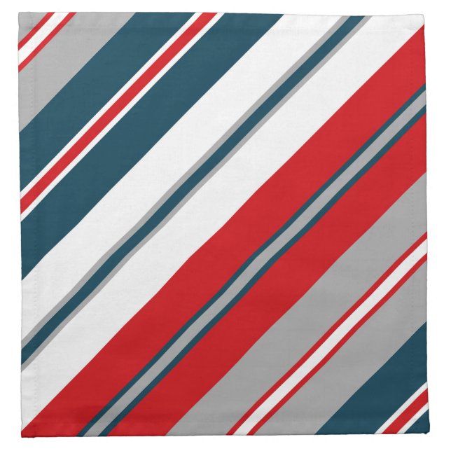 Nautical stripes napkin (Front)