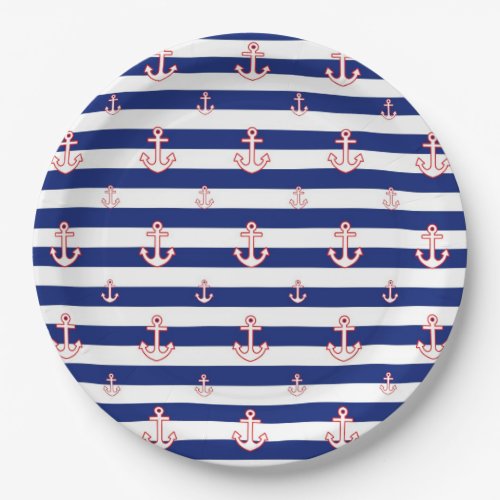 Nautical Style Decor Paper Plates