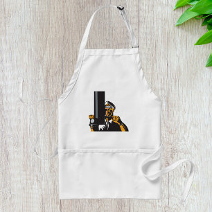 Nautical Submarine Captain Using Periscope  Adult Apron