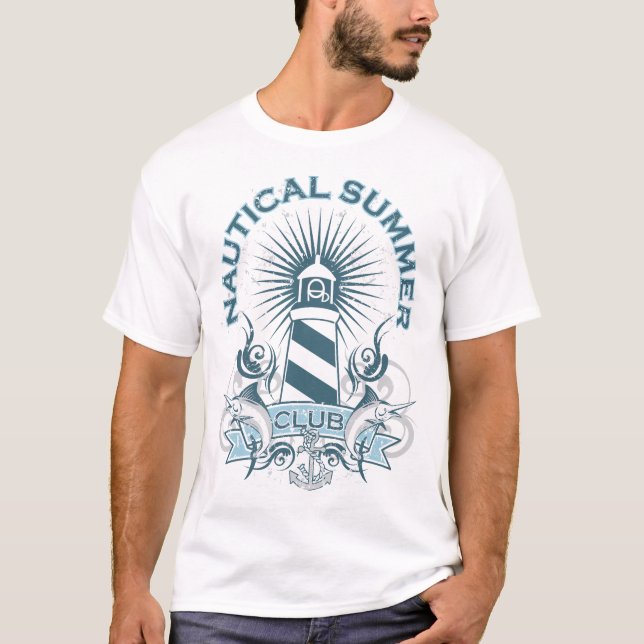 Nautical Summer Club T-Shirt (Front)