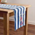 Nautical Table Runner with Rope and Anchor | Zazzle