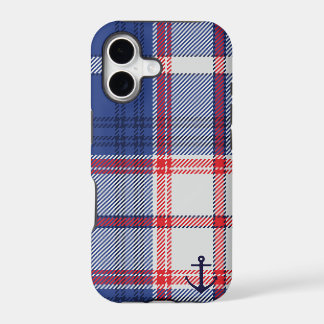 Nautical Tartan iPhone 17 Case
