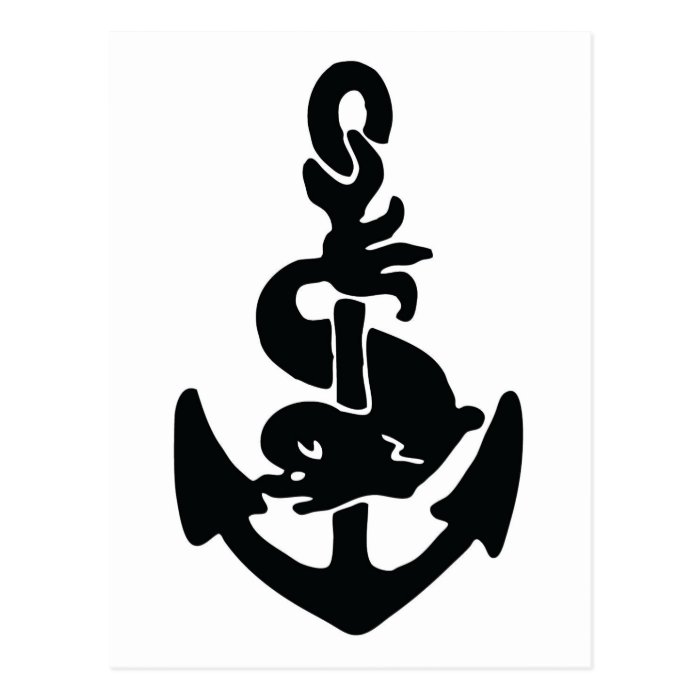 Nautical tattoo postcards