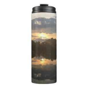 nautical TENNESSEE LAKE sunset photograph Thermal Tumbler