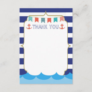 Nautical Thank You card