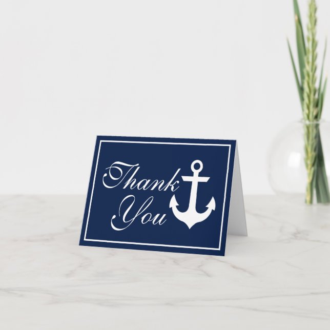 Nautical Thank You Card (Front)