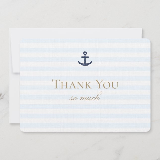 Nautical Thank You Card (Front)