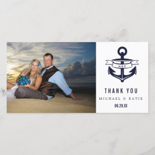 Nautical Thank You Photo Card