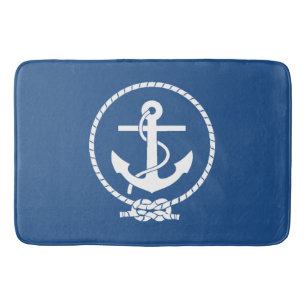 Nautical Theme Bath Mat