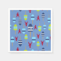 Nautical Theme Buoy and lobster monogrammed