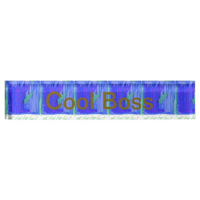 Nautical Theme  Desk Name Plate (Front)