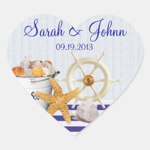 Nautical Theme   Favor Sticker