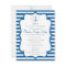 Nautical Theme Graduation Invitation