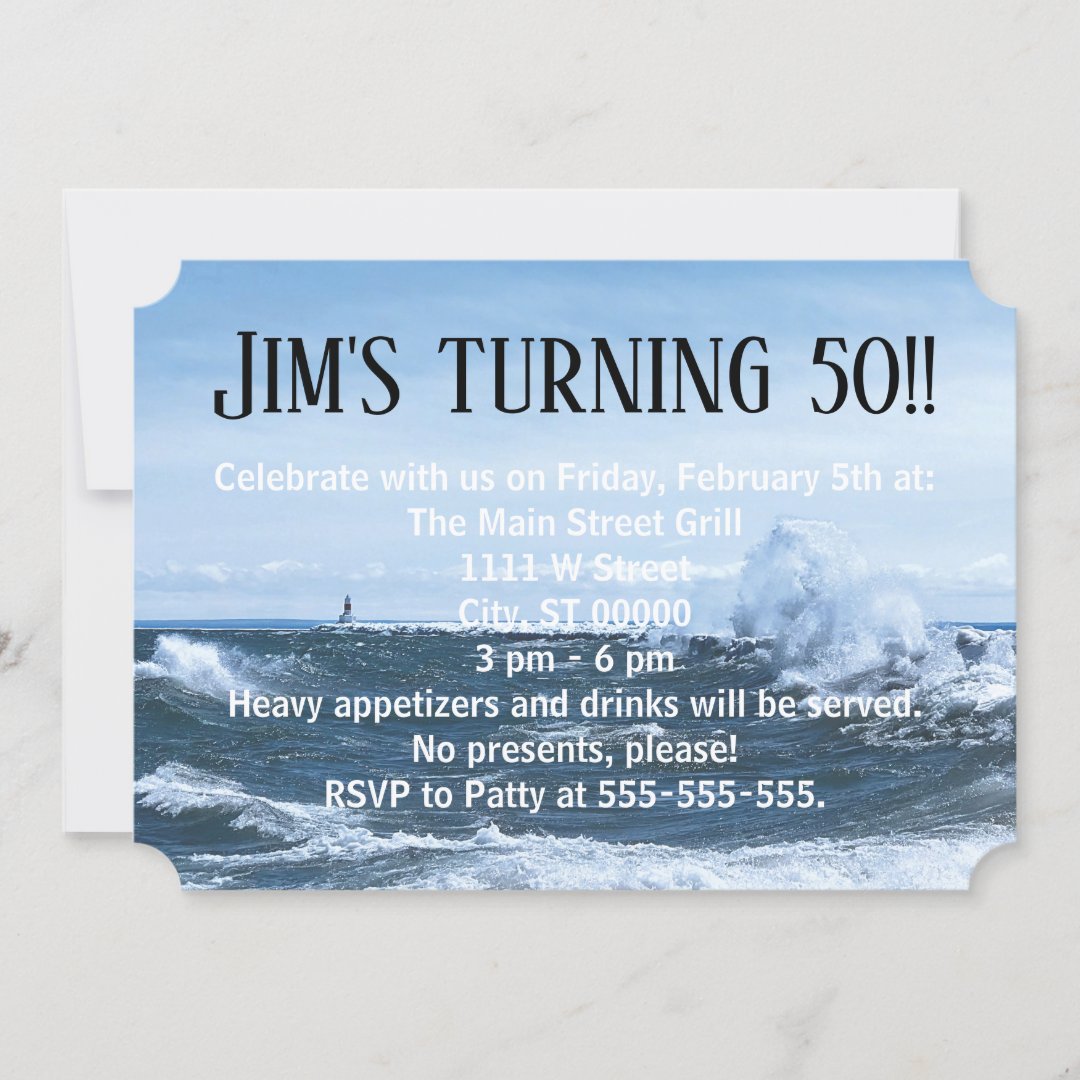 Nautical Theme Invitation | Zazzle