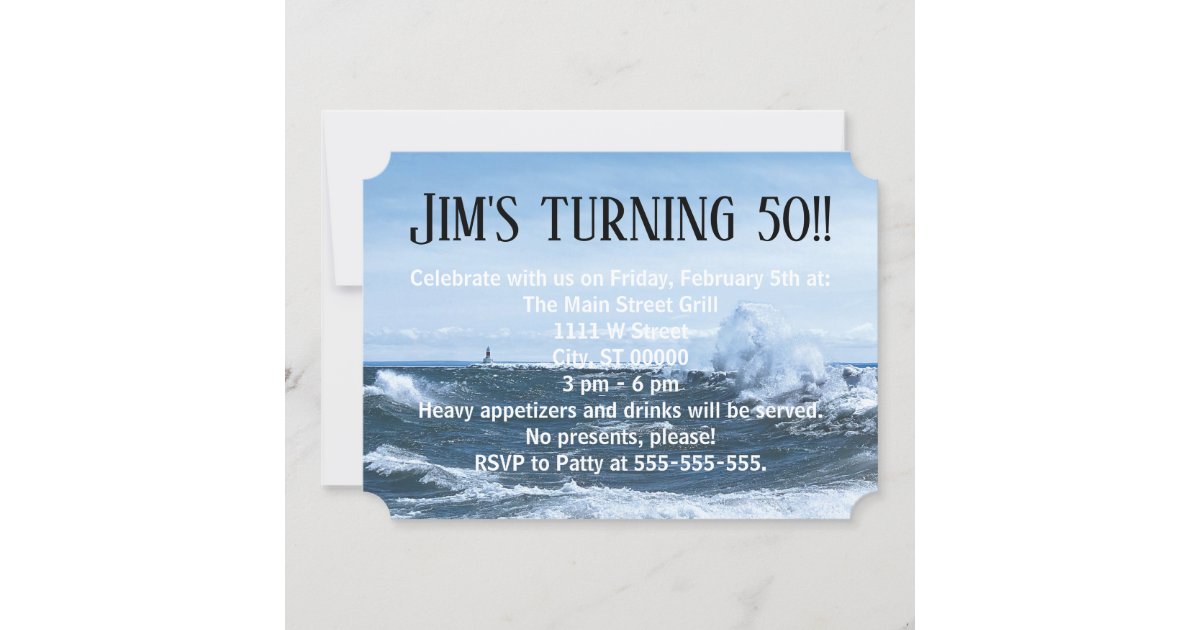 Nautical Theme Invitation | Zazzle