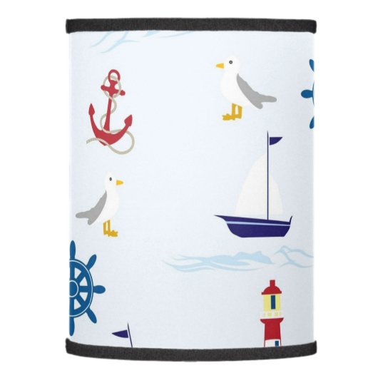 Nautical Theme Lamp Shade (Left)