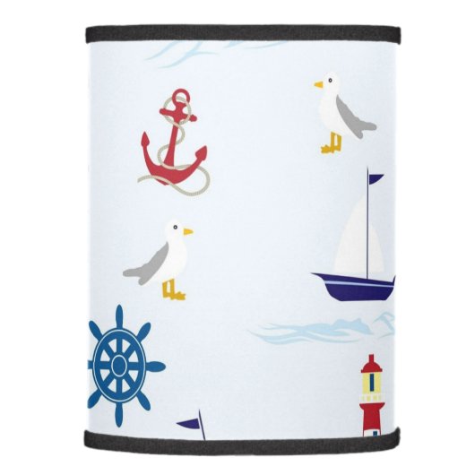 Nautical Theme Lamp Shade (Right)