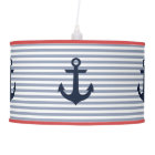 Nautical Theme Pendant Lamp: Navy