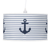 Nautical Theme Pendant Lamp: Navy Pendant Lamp (Front)