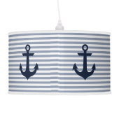 Nautical Theme Pendant Lamp: Navy Pendant Lamp (Back)