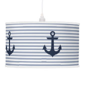 Nautical Theme Pendant Lamp: Navy Pendant Lamp (Left)