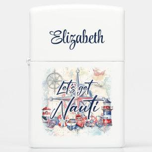 Nautical Theme Personalized  Zippo Lighter