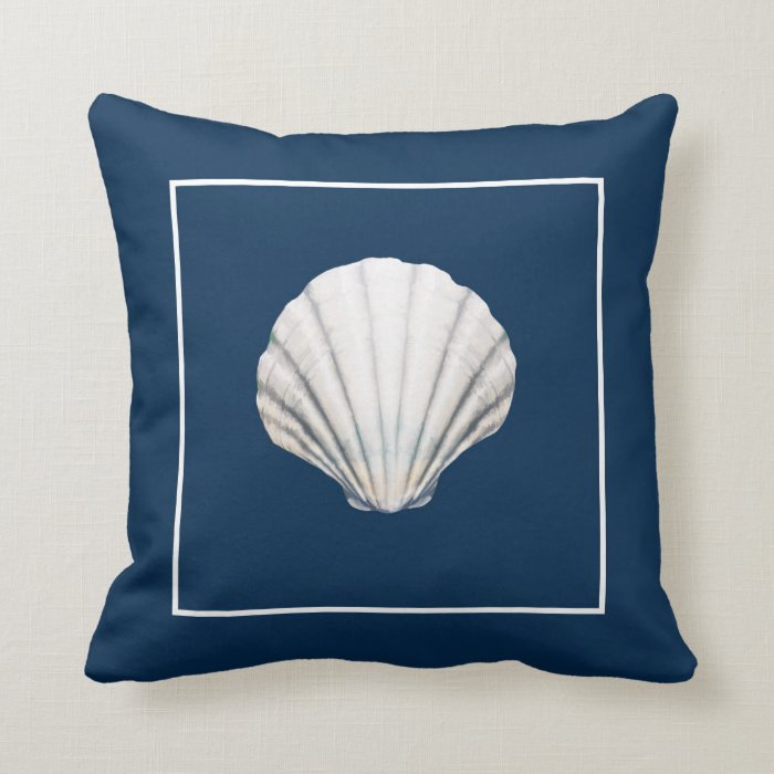 Nautical theme pillow