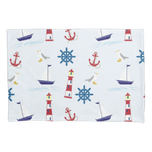 Nautical Theme Pillow Case