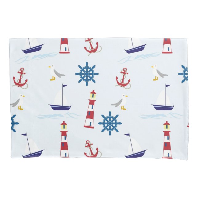 Nautical Theme Pillow Case (Front)