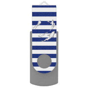 Nautical Theme Scuba Design USB Flash Drive