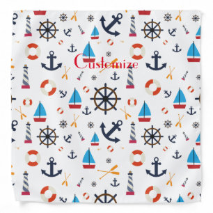 Nautical Theme Thunder_Cove Bandana