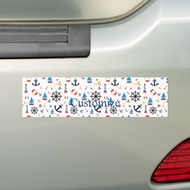 Nautical Theme Thunder_Cove   Bumper Sticker (On Car)