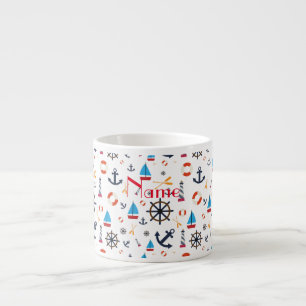 Nautical Theme Thunder_Cove  Espresso Cup