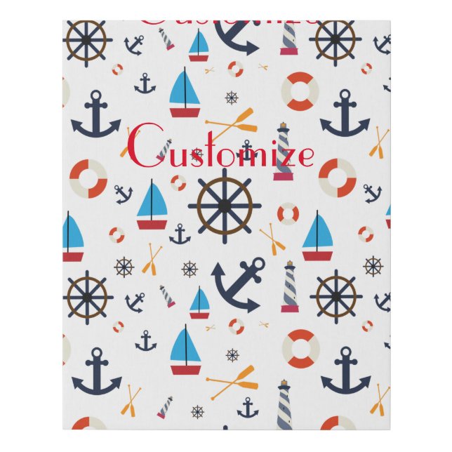 Nautical Theme Thunder_Cove  Faux Canvas Print (Front)