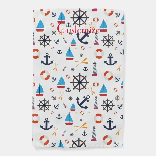 Nautical Theme Thunder_Cove  Garden Flag (Front)