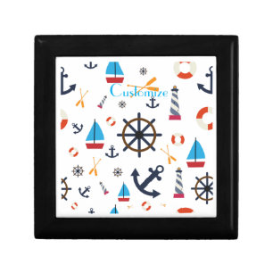 Nautical Theme Thunder_Cove Gift Box