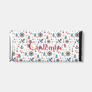 Nautical Theme Thunder_Cove Hershey Bar Favors