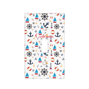 Nautical Theme Thunder_Cove Light Switch Cover